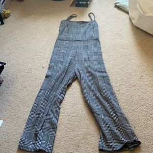 Plaid jumpsuit